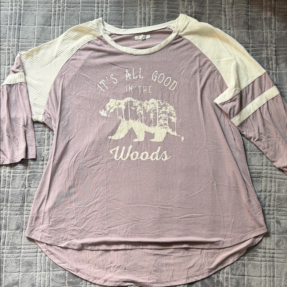 3/4 sleeve tee